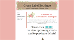Desktop Screenshot of greenlabelboutiqueri.com